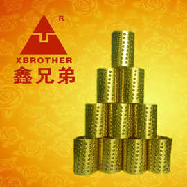 厂家直销专业生产精密铜基钢珠保持架25*60*3 铜珠套 滾珠套 钢珠