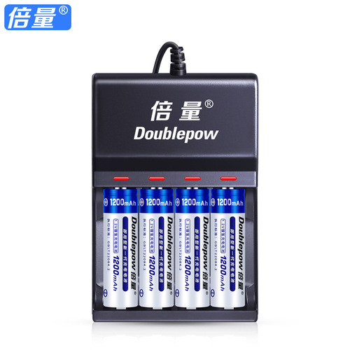 Multiple AA rechargeable battery USB set 1.2V with 4 AA Ni-MH toy microphone power tool batteries