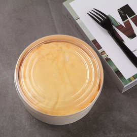 榴莲千层蛋糕盒6寸包装盒木制巴斯克蛋糕木盒烘培甜点