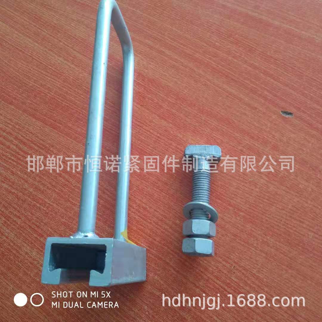 恒诺厂家供应 Q235B高铁预埋槽道 C型哈芬槽 燕尾52*34预埋槽钢