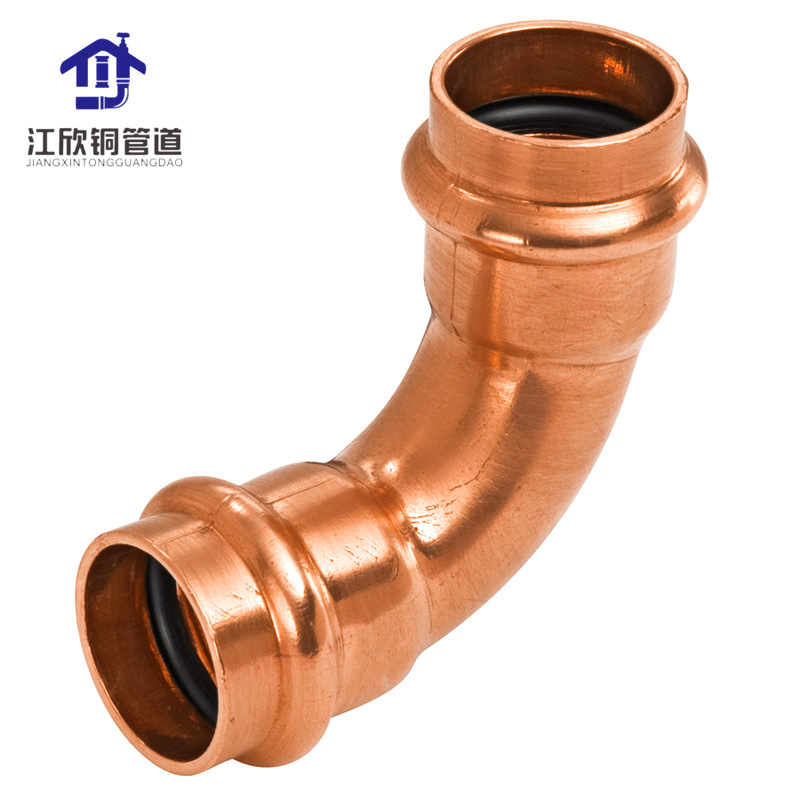 TP2 cobre doble abrazadera presión tee codo sola abrazadera reducción refrigeración HVAC tubería