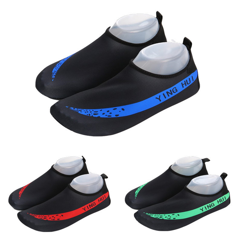 Beach Socks Shoes Women's Men's Diving Snorkeling Shoes Swimming Non-Slip Anti-Cut Quick-Dry Soft Bottom Portable Children's Wading Tracing
