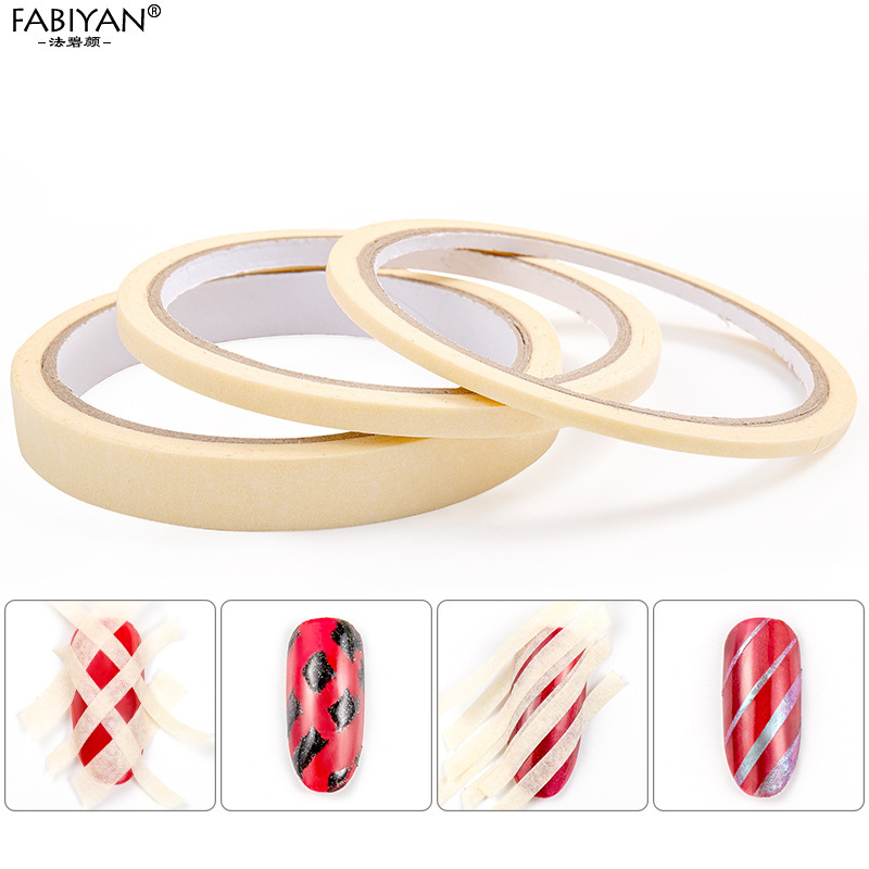 Nail Art Masking Tape French Stripe Style Nail DIY Stickers Isolation Creative Pattern Tools French Manicure