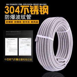 304不锈钢波纹管热水器进水防爆管可定型管进水4分6分厂家直销