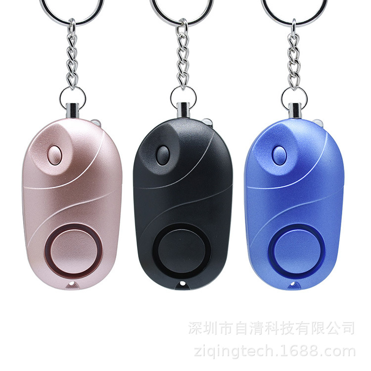 Alarma Personal con Llavero de Jalón y Antipérdida 130-135 dB Con Luz LED para Mochila