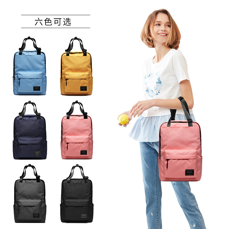 Backpack women's casual lightweight small backpack wear-resistant student schoolbag laptop bag backpack factory wholesale