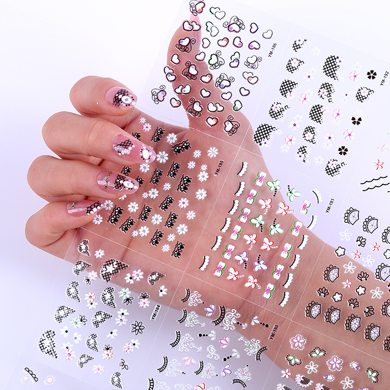 3D Nail Art Stickers New Japanese Style Fresh Hollow 3D Watermark Decals Small Flower 3D Decals 3D Nail Art Stickers New Japanese Style Fresh Hollow 3D Watermark Decals Small Flower 3D Decals