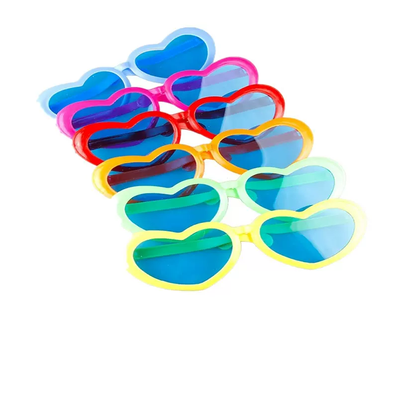 厂家球迷眼镜 婚纱摄影道具 心形 爱心桃心太阳镜化妆服饰道具化