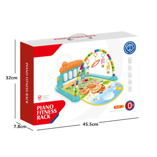 Baby Music Fitness Frame with Foot Piano and Crawling Mat, Cross-border Amazon Toys