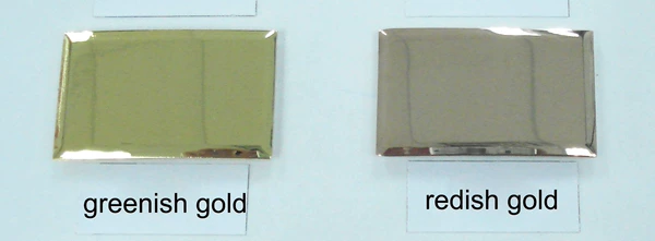 Real gold electroplating straight gold