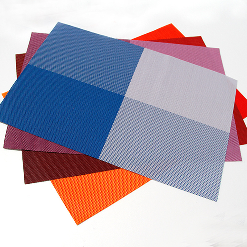 Transfronteriza Teslin Occidental de lavado de alimentos estera de aislamiento PVC Tian carácter rejilla estera de vajilla de estilo europeo anti-escaldado placa tazón estera posavasos