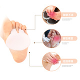 Оптовая продажа производителя, коррекция вальгусной деформации пальцев, разделитель пальцев, подушечка для разделения пальцев, модернизированная многофункциональная подушечка для передней части стопы