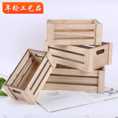 Wooden Desktop Organization Basket, Zakka Home Desk Storage Basket, Creative Home Decor Accessory Wholesale