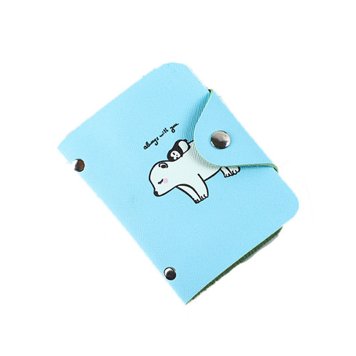 Cute, fresh, multi-card slot anti-degaussing card holder, bank card, ID card holder, girl’s compact ID holder