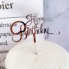 Baking cake decoration ins HAPPY BIARTHDAY single -layer acrylic birthday cake account