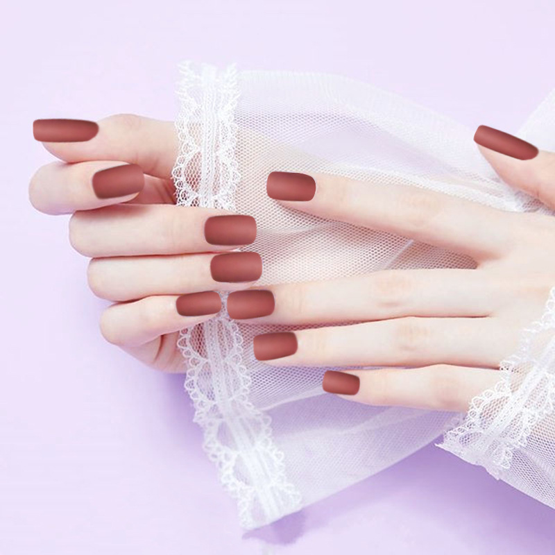 Polvo suave de frijol transfronterizo para manicuras, suave y blanqueador, parche de uñas mate, parche de uñas de atmósfera dulce pura