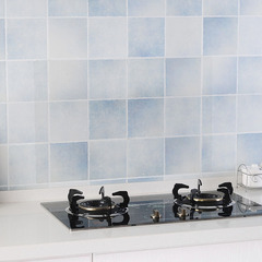 Kitchen household high temperature and oil-proof stickers Self-adhesive stove tile anti-oil smoke stickers transparent anti-oil stain wall stickers
