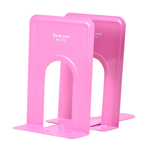 Single metal bookend, simple bookend, small bookshelf on the table, book and magazine storage rack, creative book support and bookend ornaments