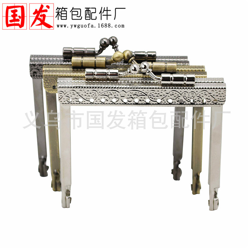 7.5Cm piezas de carro de pierna cuadrada oro bronce, pistola negra, plateada