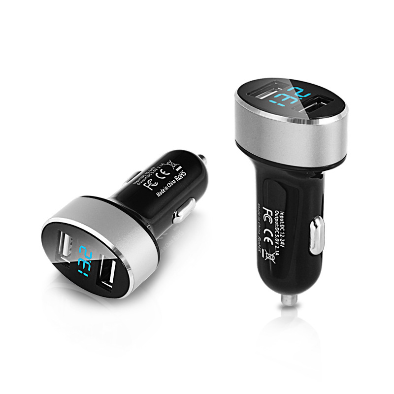 Transfronterizo nuevo cargador de coche pantalla digital cargador 4usb66WPD uno para cuatro QC3.0 cargador de coche ventas directas de fábrica