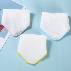 Baby gauze square towel, direct supply cotton maternal and infant product square towel, baby high density small square towel, burp towel wholesale