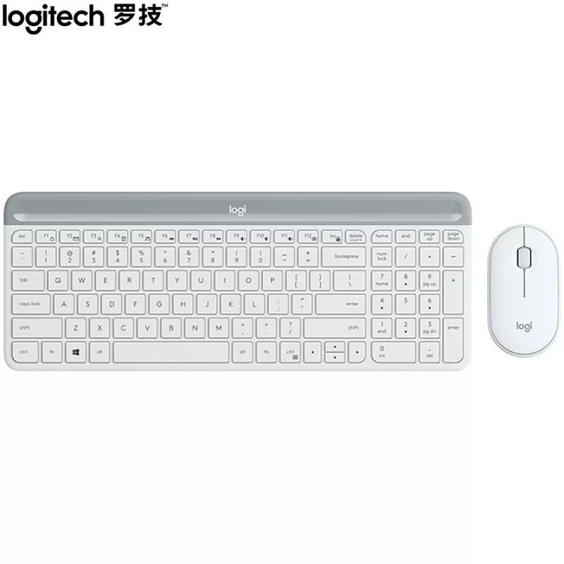 Logitech (Logitech) MK470 full -size ultra -thin home office F wireless keyboard mouse set