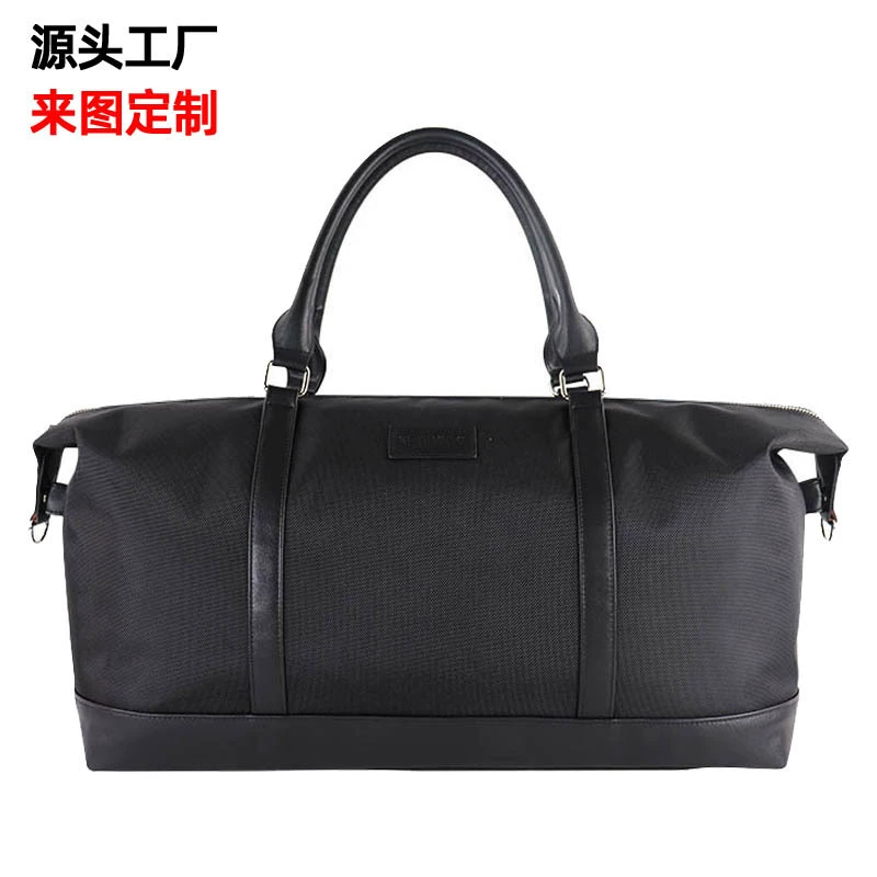 Индивидуальная деловая дорожная сумка-бостон из ткани Оксфорд, мужская, из высококачественной искусственной кожи, ультралегкая, класса люкс, для ручной клади