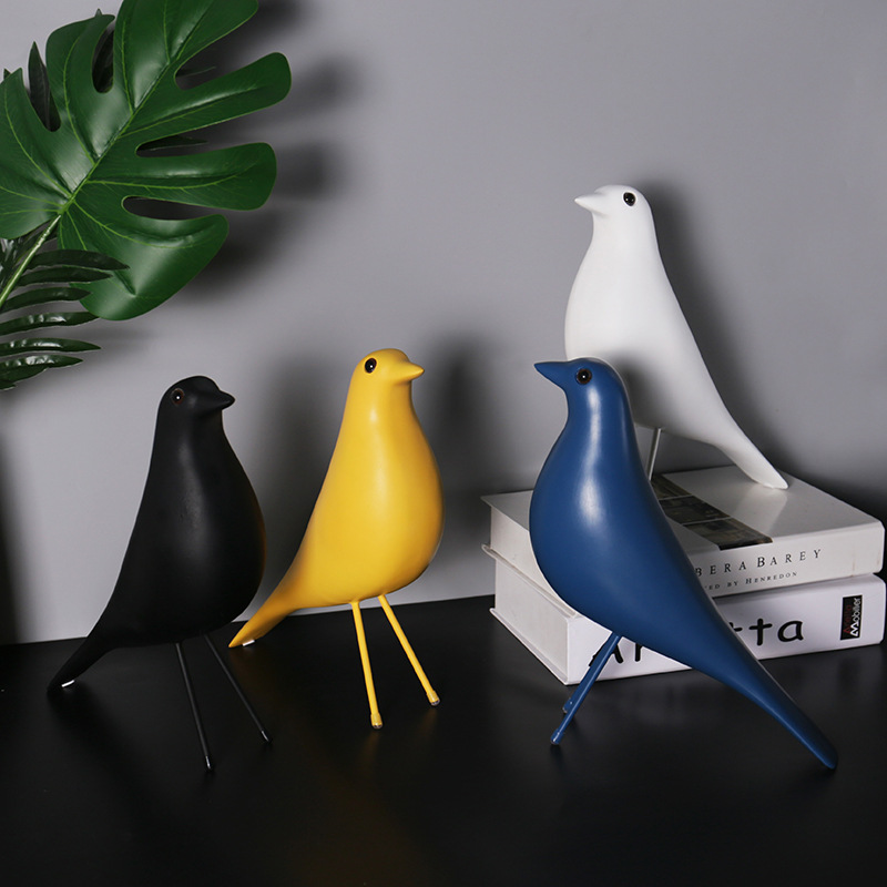 Nordic resin ornaments Peace pigeon bird decoration Creative modern…
