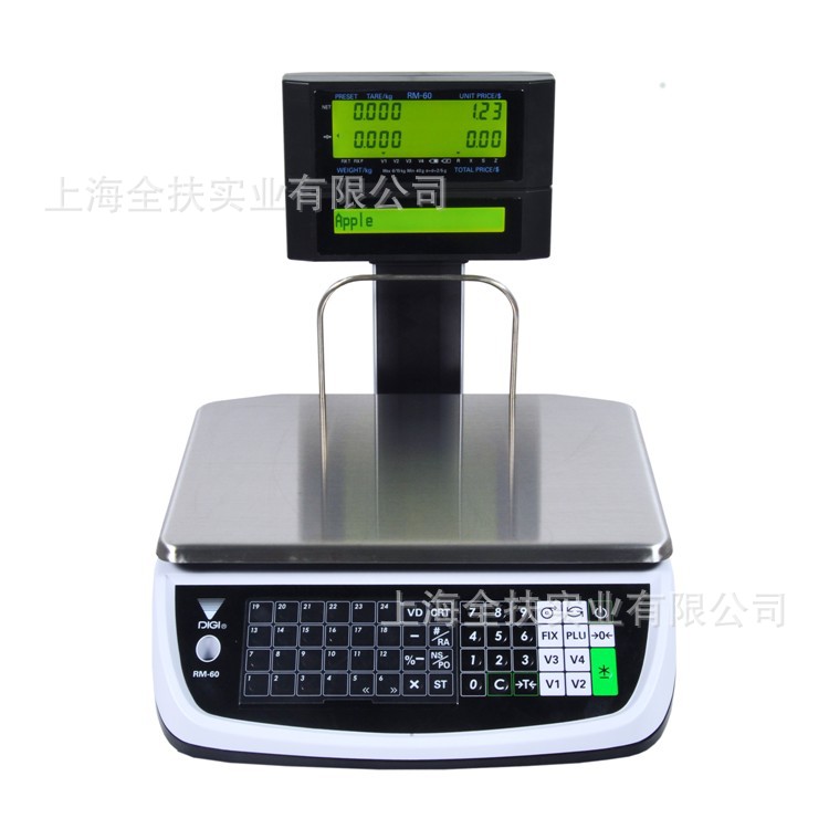 寺冈RM-60商用收银秤‌ 熟食店专用 智能计价打印 支持刷卡支付