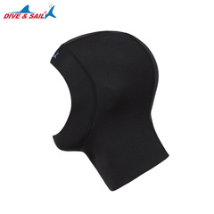 One piece dropshipping 1MM diving cap for men, sun protection, wet style, snorkeling, surfing and swimming cap for women, professional diving hood