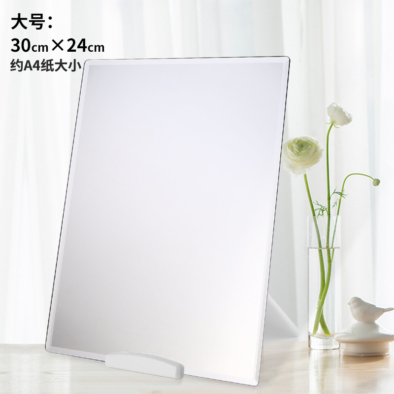 Espejo de escritorio espejo de maquillaje de escritorio espejo de princesa hogar montado en la pared de pared espejo HD fábrica al por mayor