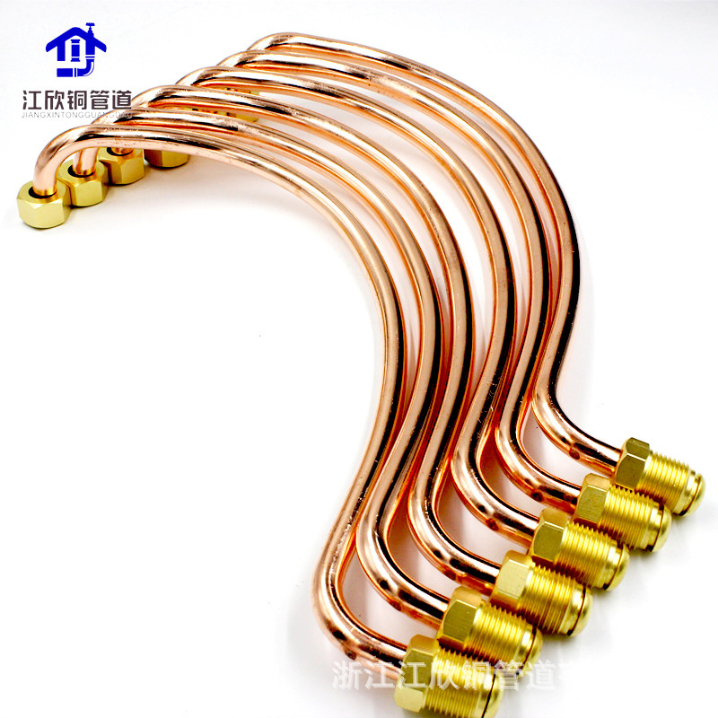 Calefacción de gas calefacción por suelo radiante caldera eléctrica horno de pared accesorios de tubo de cobre rojo Conexión de conector de latón de cobre
