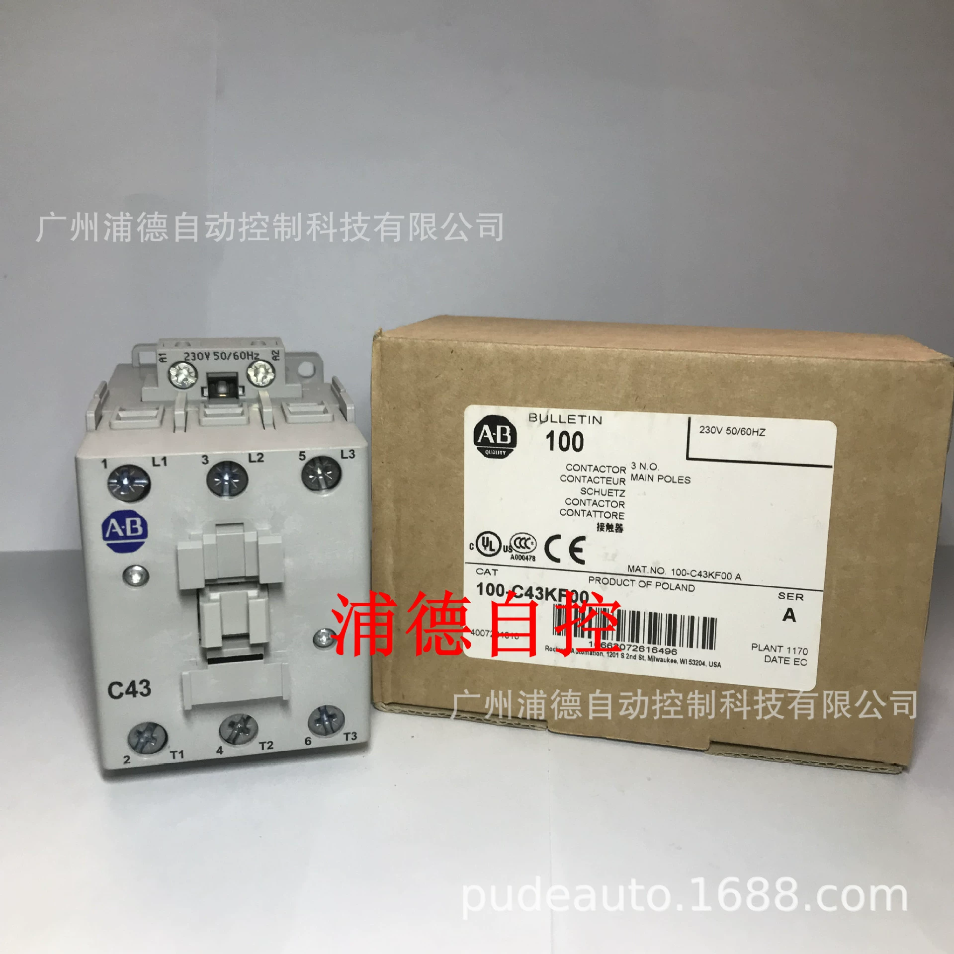 Контактор 100-C43KF00 новый 100-C43*00 оригинал