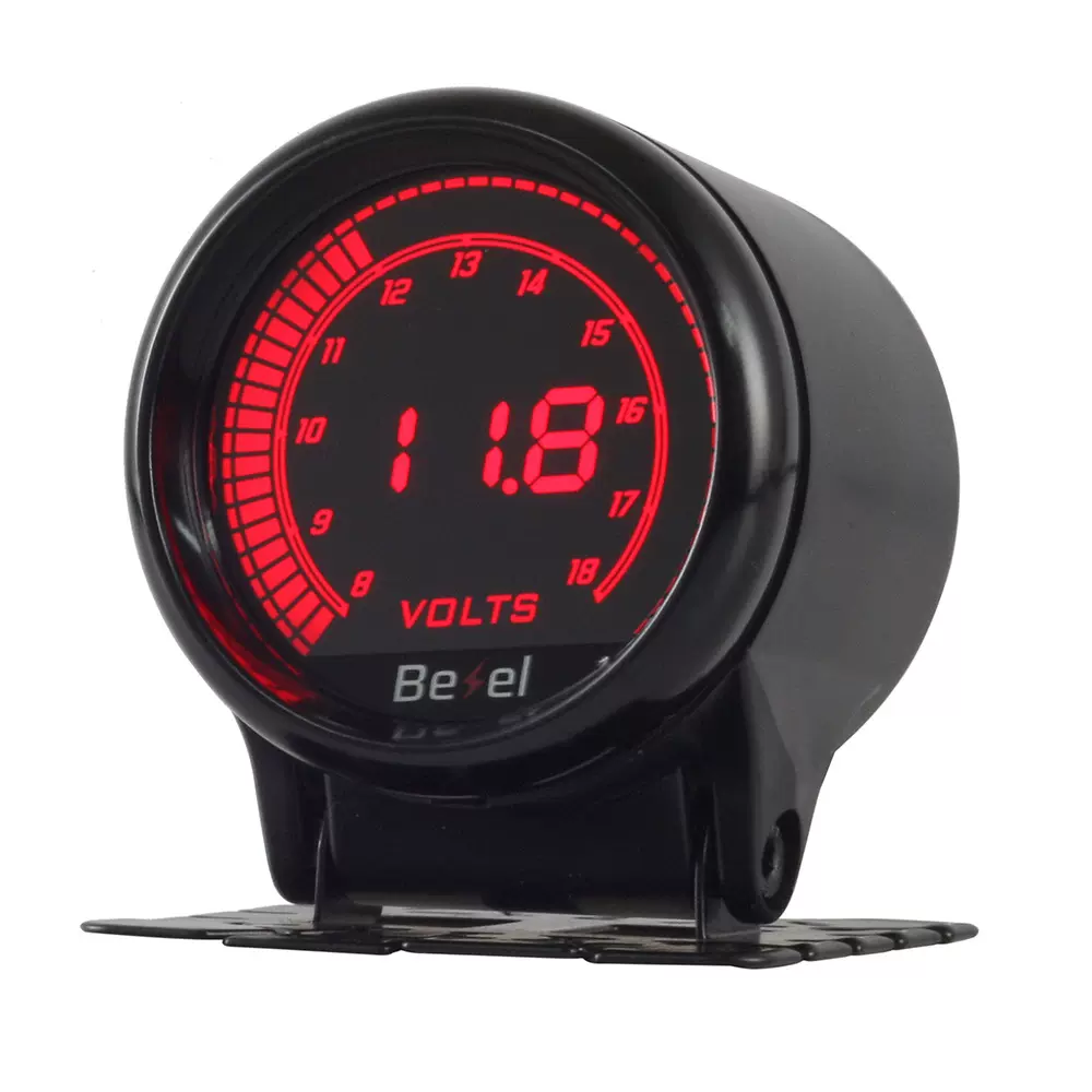 2寸七彩汽车改装仪表电压 水温 油温 油压 转速表 涡轮 排气温度