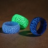 Jewelry, trend accessory, neon ring, does not fade, wholesale