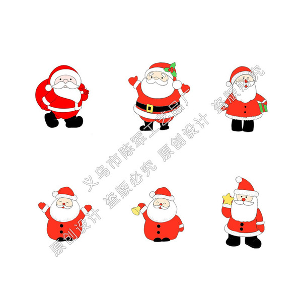 Christmas decorations with accessories for elderly