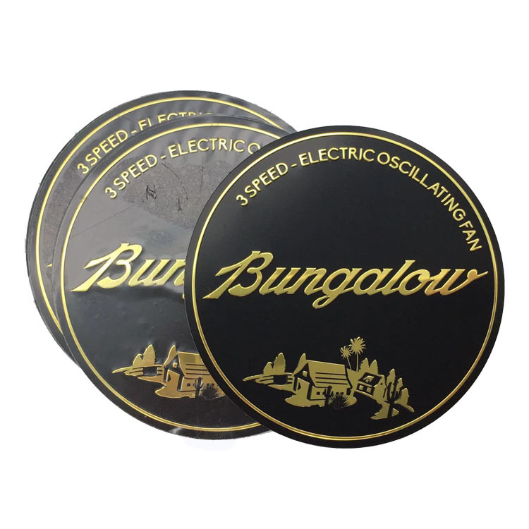 热销市场铝板丝印圆形标牌金属logo铭牌镍片生产刻字