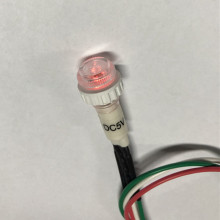 厂家供应指示灯K01红绿双色信号灯5VDC电热水器LED指示灯