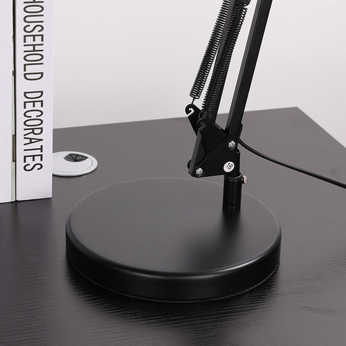 American iron wire desk lamp with eye protection, tattoo embroidery LED dormitory study bedroom bedside host anti-blue light table lamp