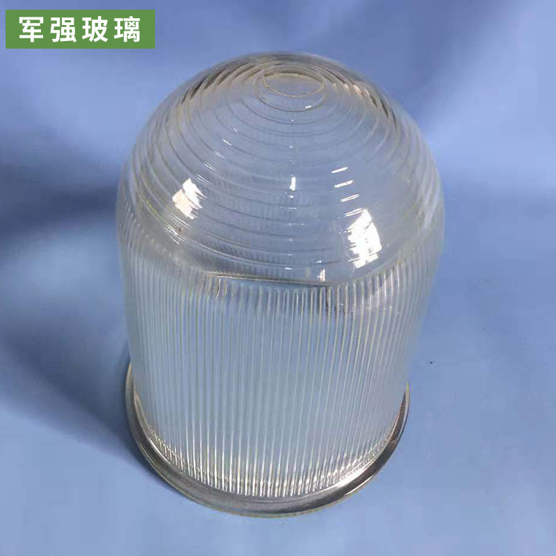 Factory supply transparent glass lampshade farm lampshade round garden lamp glass protective shell cover