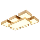 Японский потолочный светильник для гостиной, комнатная светодиодная современная и минималистичная лампа для спальни