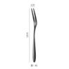 【410 Steel】Cembroidered black fork