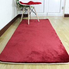 短毛绒地毯羊剪绒家用客厅地垫卧室毛垫方形北欧仿羊毛剪绒地毯