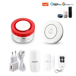 Factory Direct graffiti alarm smart gateway sound and light alarm WIFI smart home anti-theft system