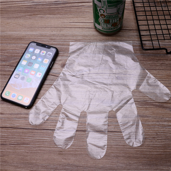 disposable plastic transparent gloves