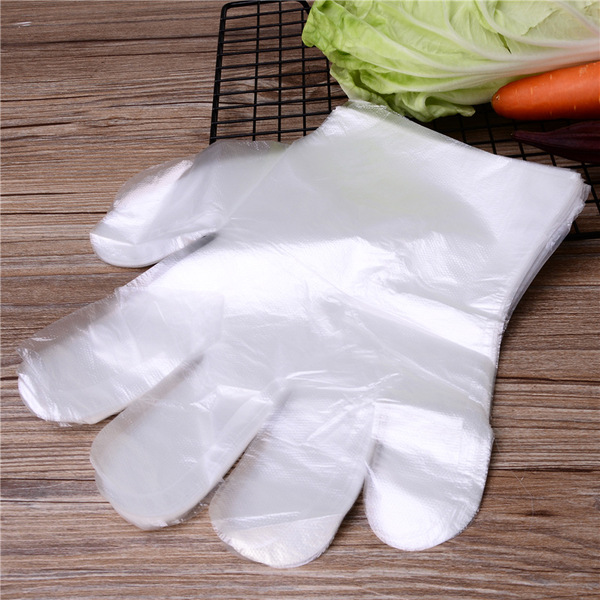 disposable plastic transparent gloves