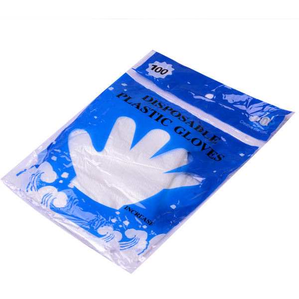 disposable plastic transparent gloves