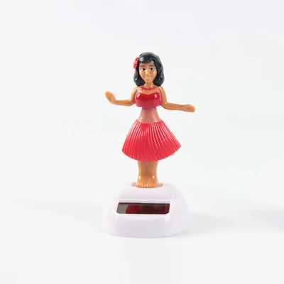 Car ornaments ornaments solar cartoon toy - little-red-girl