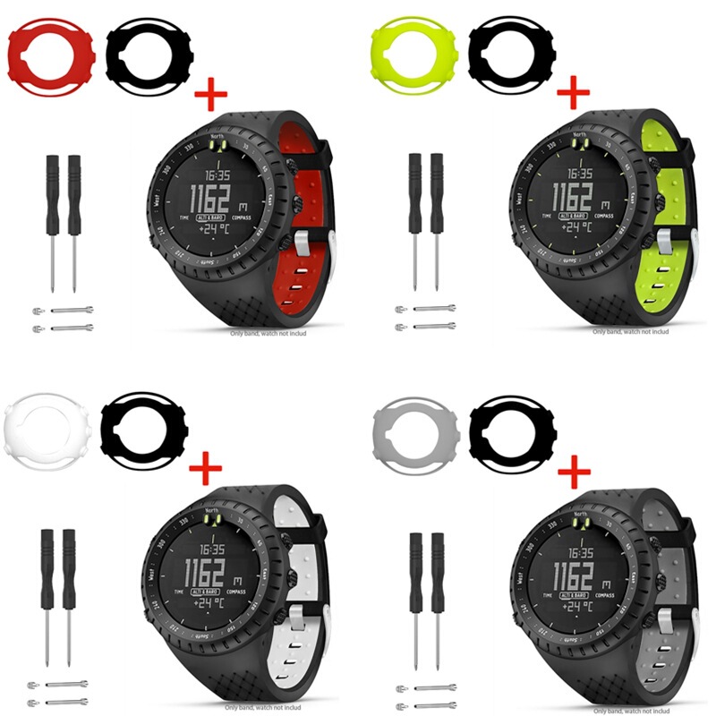 SUUNTO Songtuo Core series Watch replacement strap Songtuo two-tone silicone strap in stock