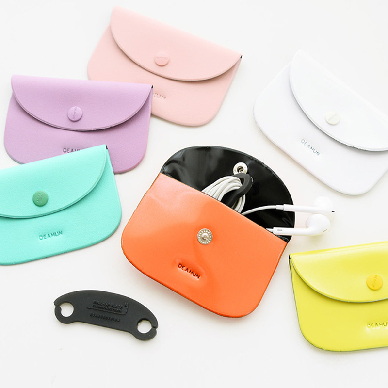 Manufacturer Customized Pvc Mirror Leather Bag, Mini Candy-Colored Coin Bag, Headphone Cable, Data Cable Winding Storage Manufacturer Customized Pvc Mirror Leather Bag, Mini Candy-Colored Coin Bag, Headphone Cable, Data Cable Winding Storage